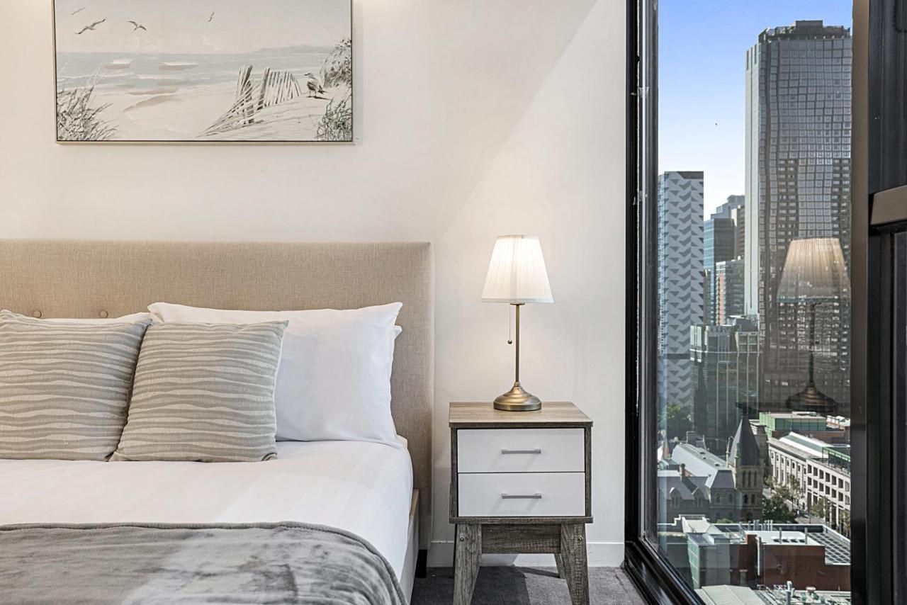 2-Bed Unit Metres From Cbd Malls, Dining & Sights Lejlighed Melbourne Eksteriør billede